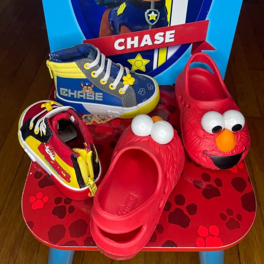 BUNDLE!  High Top Paw Patrol Sneakers and Elmo Clog